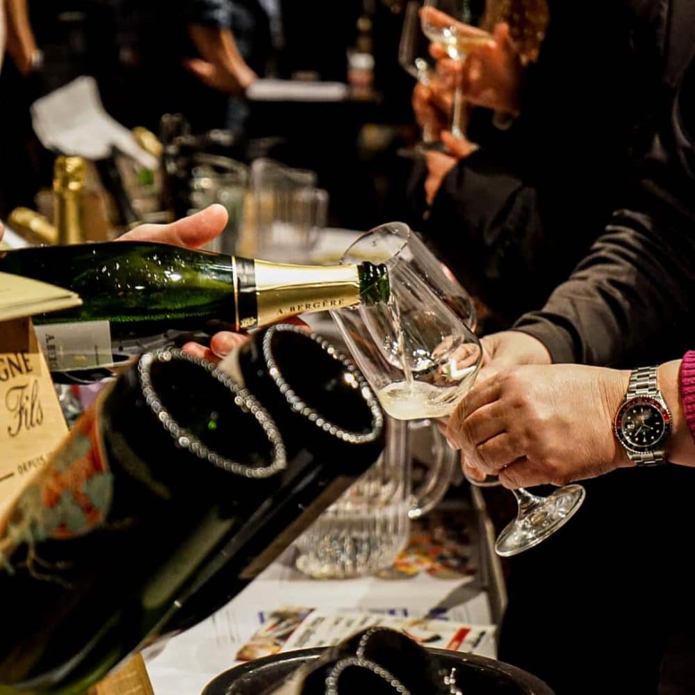 skænker champagne, a. bergere,